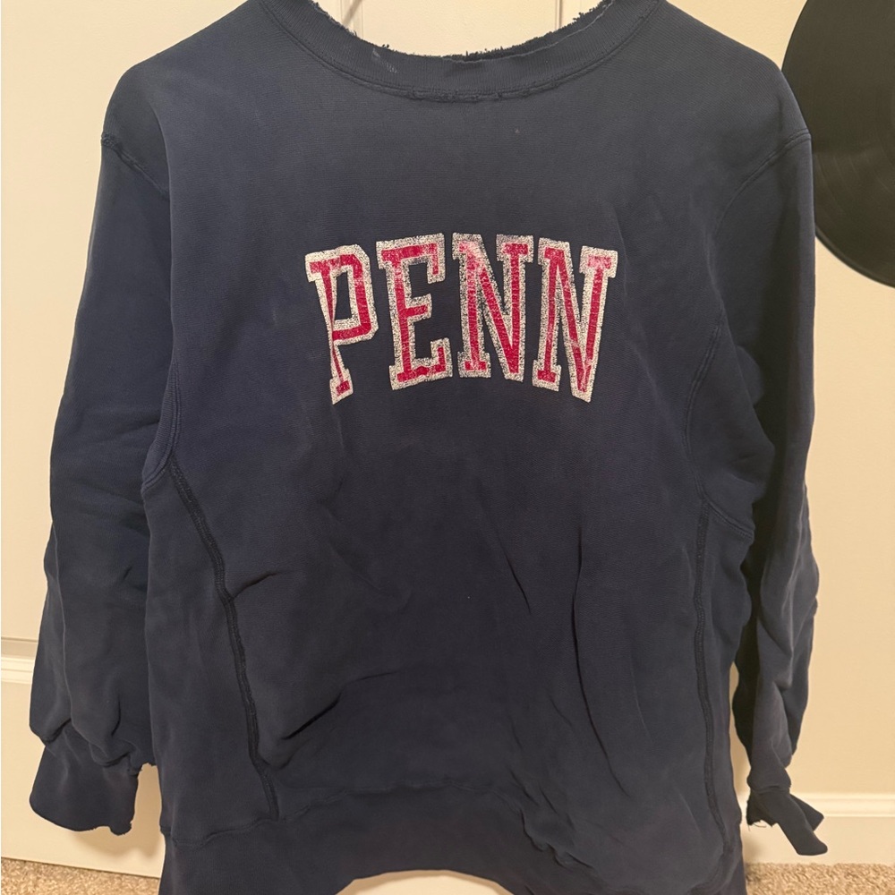 Navy Blue 'PENN' Sweatshirt